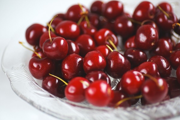 Summer On A Plate Cherries by Joy Watson